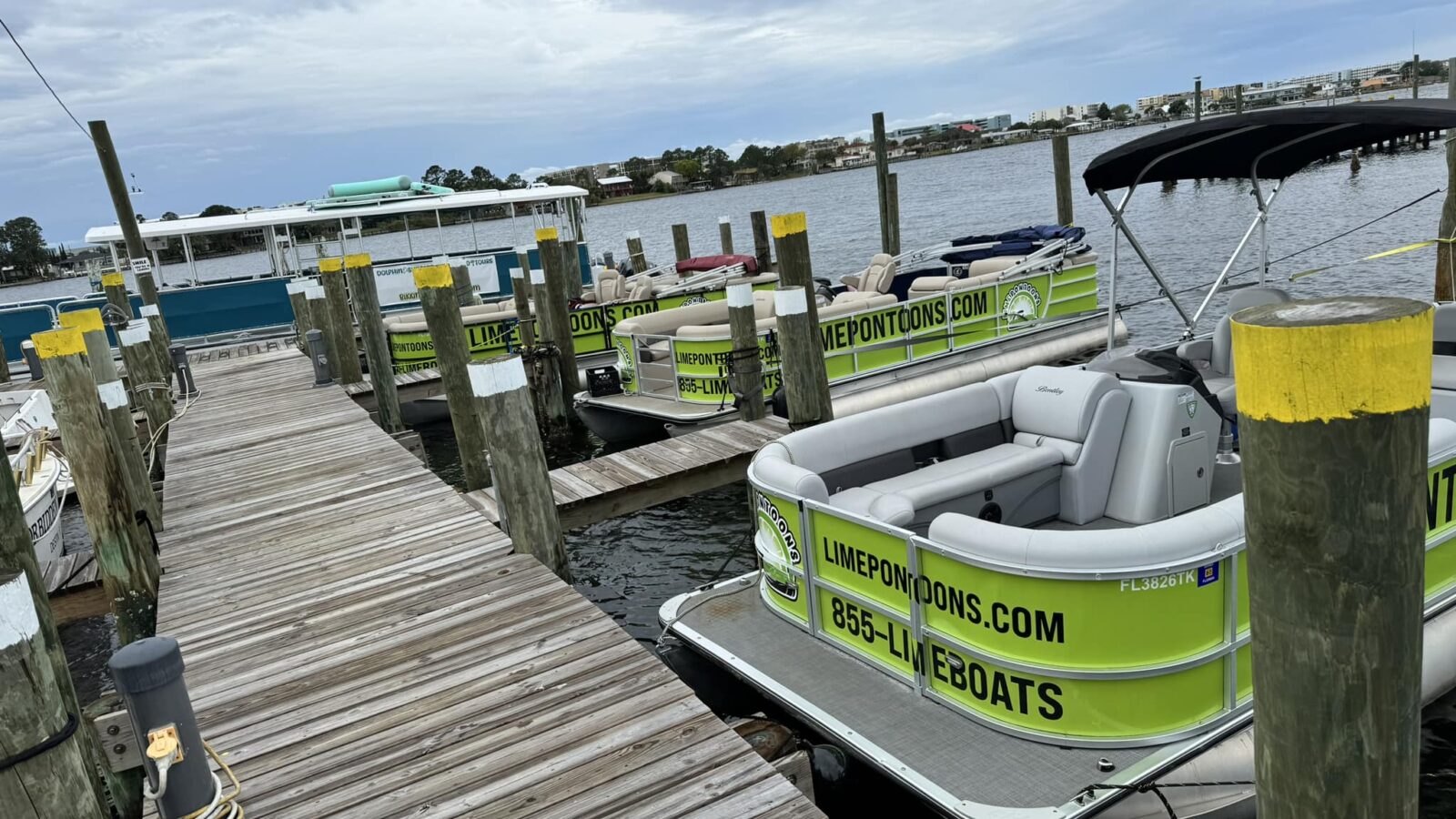 destin pontoon boat rentals lime pontoons