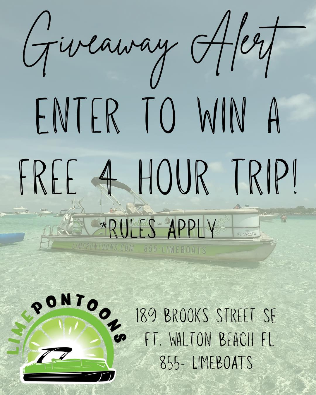 limepontoons giveaway 2025